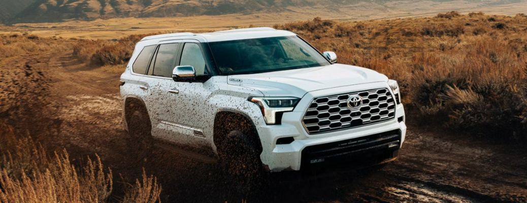 front quarter view of the 2025 Toyota Sequoia