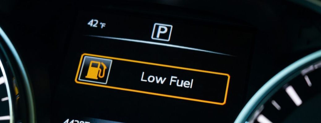 indicator for low fuel