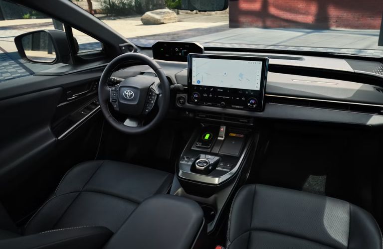 dashboard view of the 2026 Toyota bZ