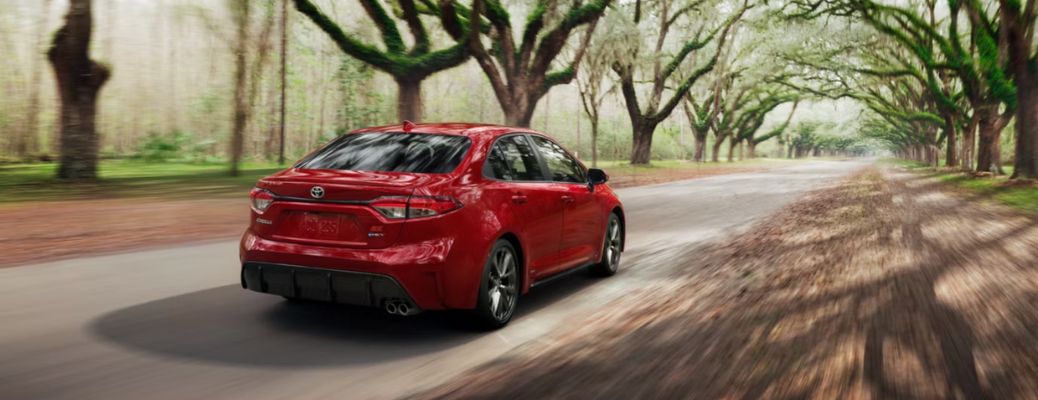 rear view of the 2026 Toyota Corolla Hybrid