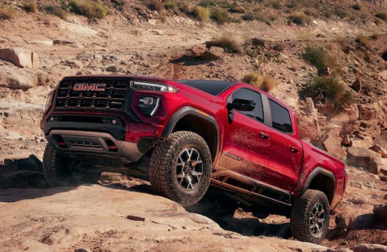 front quarter view of the 2024 GMC Canyon