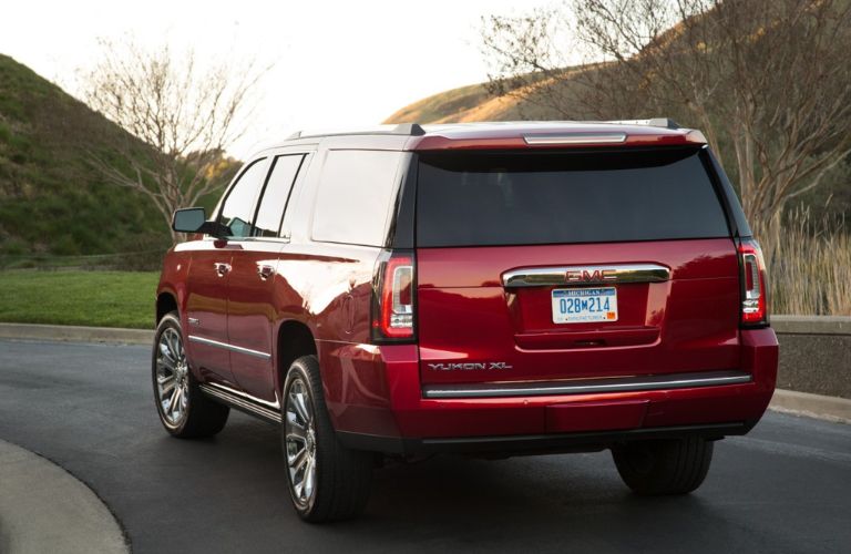 rear view of the 2017 GMC Yukon XL Denali