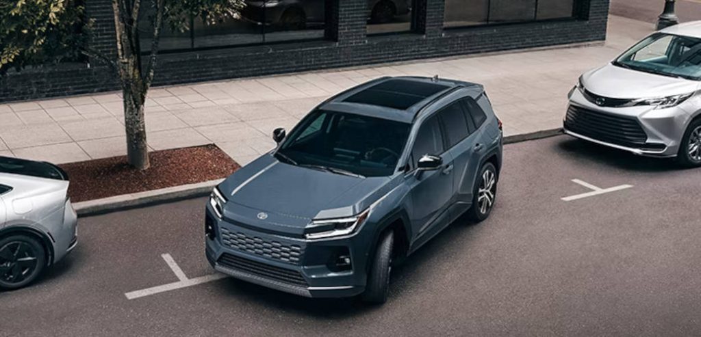 The 2026 Toyota RAV4 using the automated parking system built into the Toyota Safety System 4.0, which is a big part of the 2026 Toyota RAV4 safety features.