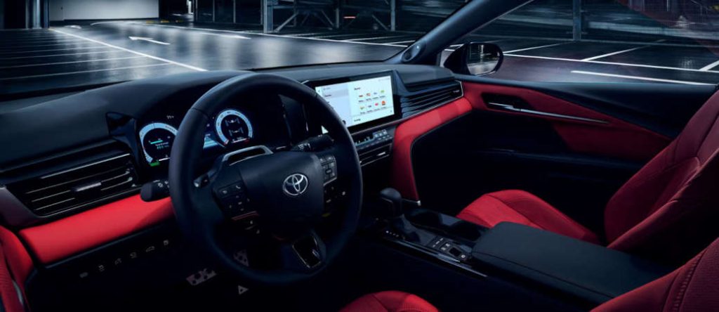The high-tech, commute-ready cockpit of the 2026 Toyota Camry