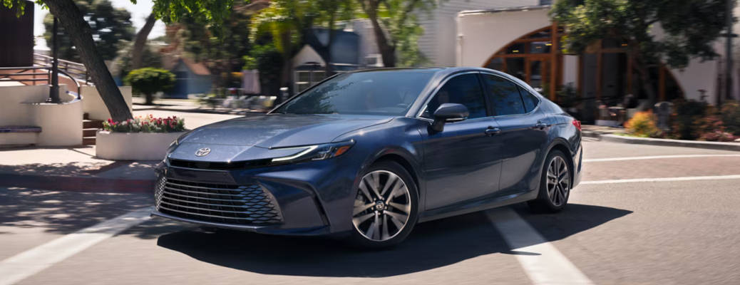 A side external view of the 2026 Toyota Camry, which is an exceptional commuter car for the Vacaville area