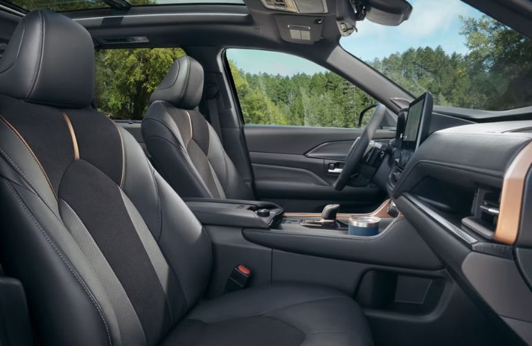 2026 Toyota Grand Highlander premium front cabin interior