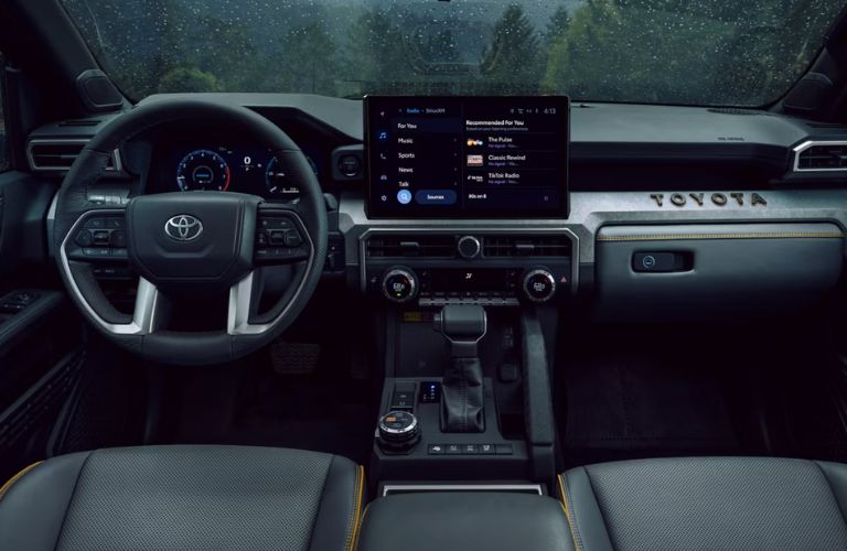 dashboard view in the 2026 Toyota 4Runner