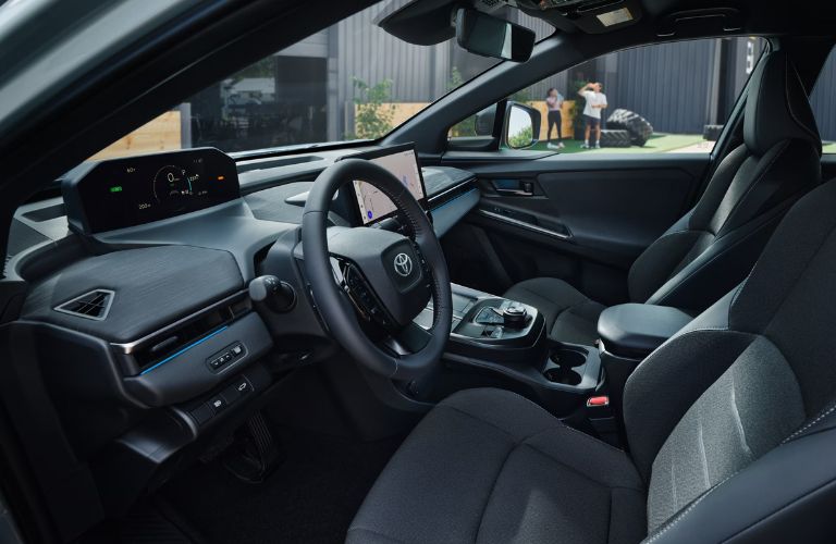 Interior front seats and dashboard in the 2026 Toyota C-HR