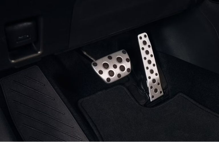 accelerator and braking paddles in the 2026 Toyota RAV4 Plug-In Hybrid