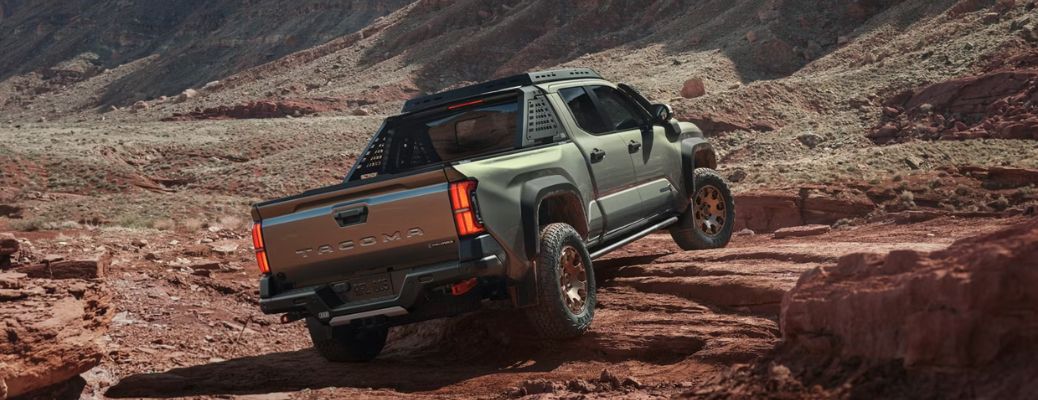 rear quarter view of the 2026 Toyota Tacoma