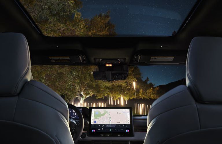 dashboard view of the 2027 Toyota bZ