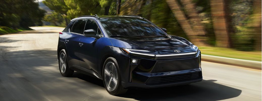 front quarter view of the 2027 Toyota bZ