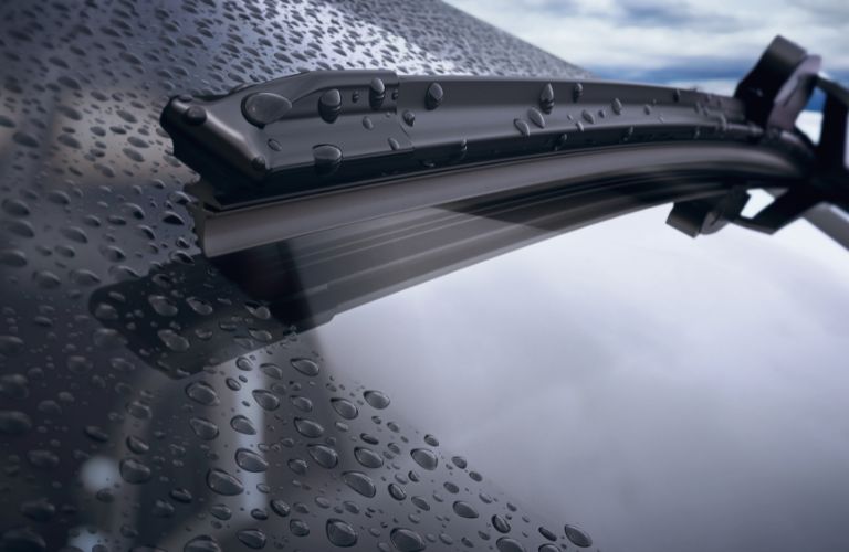 representative image of a windshield with raindrops