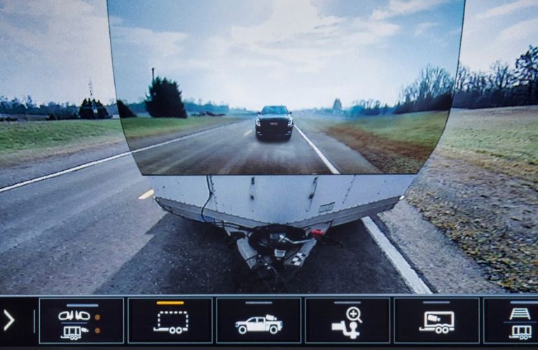 2020 GMC Sierra ProGrade trailer system rear camera view