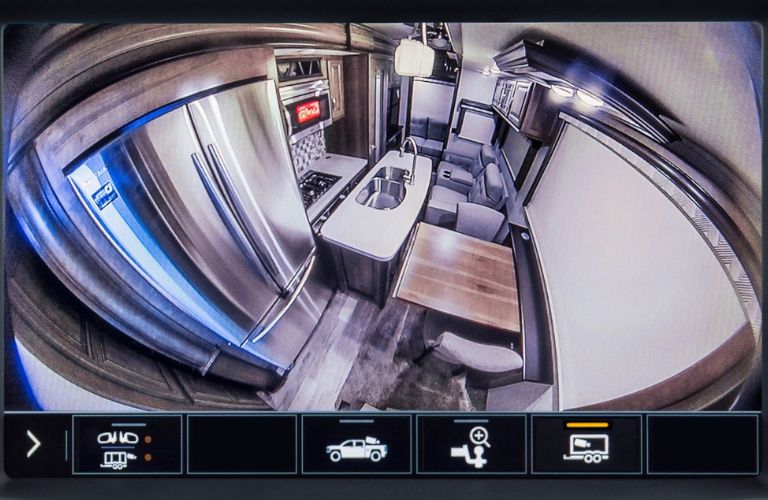 2020 GMC Sierra ProGrade trailer system in-trailer view