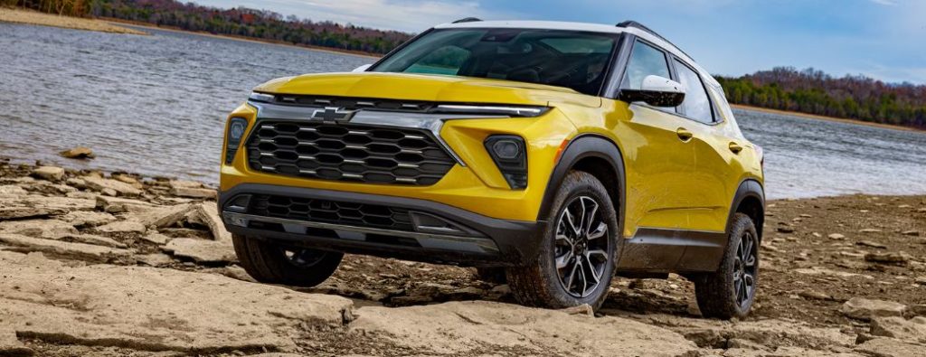 front quarter view of the 2025 Chevrolet Trailblazer