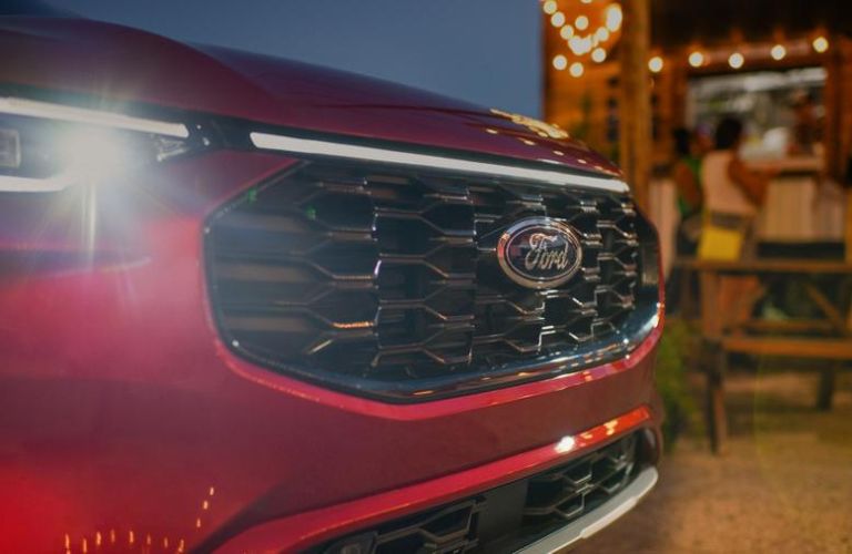 Ford Escape front grille close up