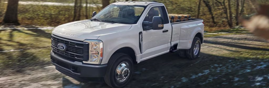 2025 Ford Super Duty truck in white