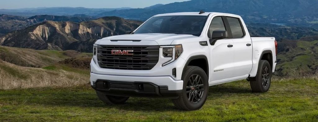 2024 GMC Sierra in white
