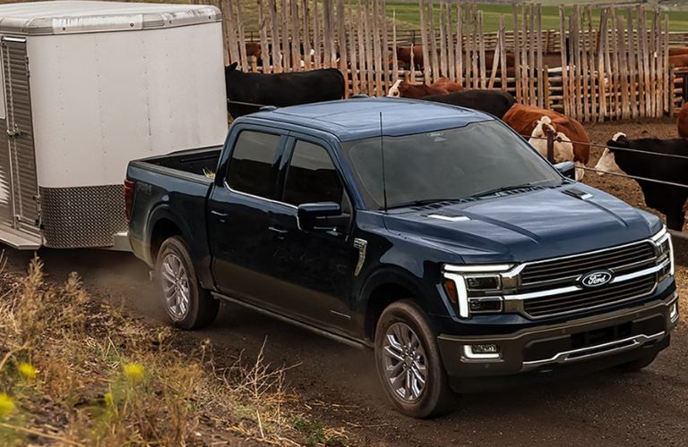 2026 Ford F-150 towing a trailer