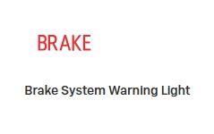 Brake System Warning Light