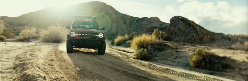 2026 Ford Bronco on a dirt road