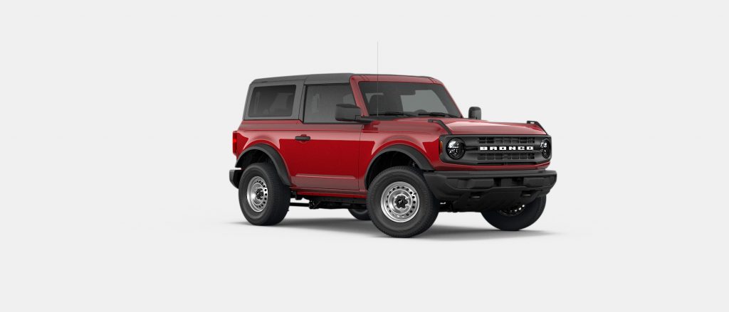2026 Ford Bronco Ruby Red Tinted Clear Coat