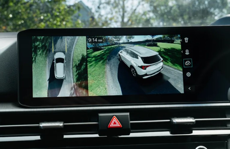 touchscreen display of Kia Sportage