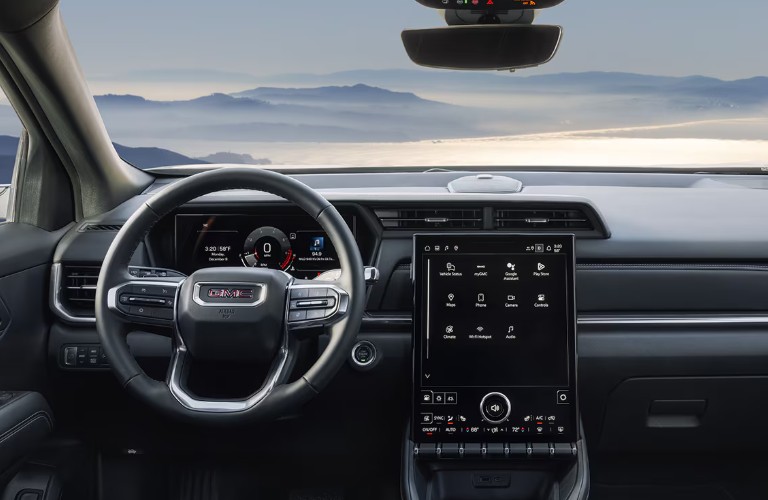 front dashboard of the GMC Terrain
