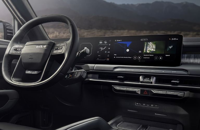 2027 Kia Telluride front dashboard