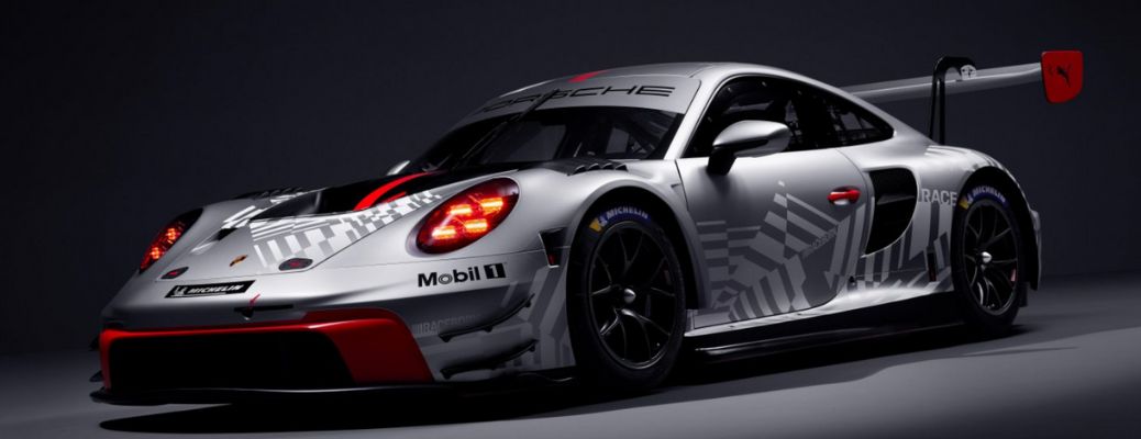 front and side view of the 2026 Porsche 911 GT3 R