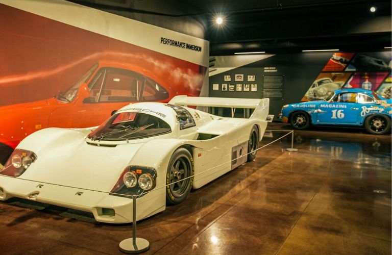 vintage Porsche cars at Porsche Santa Clarita