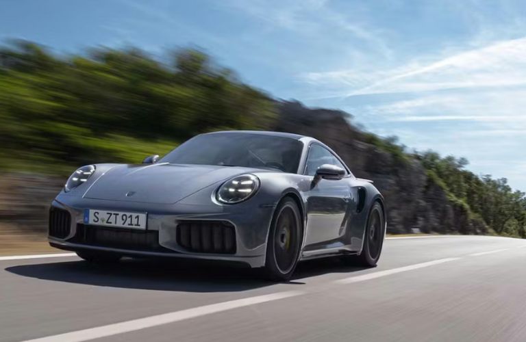 front view of a Porsche