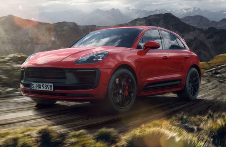 front and side view of the 2026 Porsche Macan