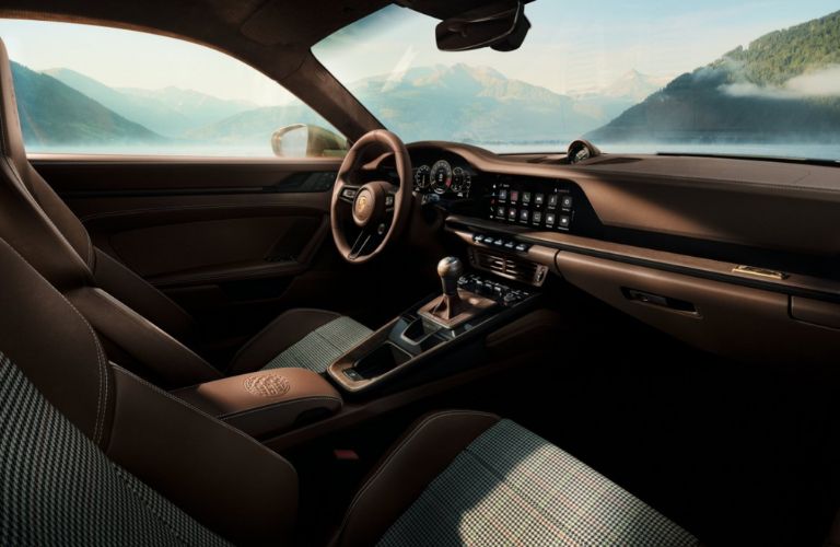 cockpit of the Special Edition 911 GT3 90 F. A. Porsche