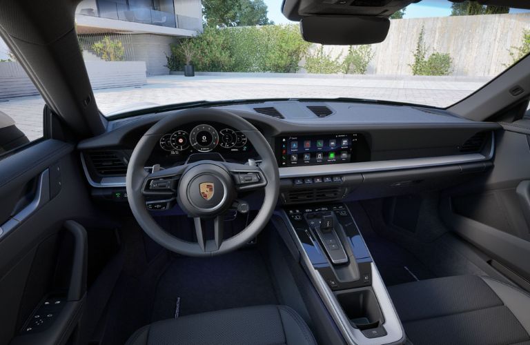 cockpit of the 2026 Porsche 911 Carrera