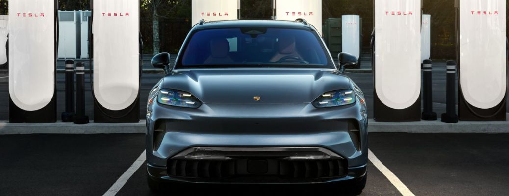 front view of a Porsche