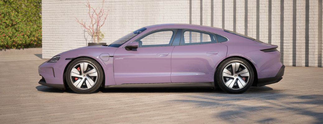 Side view of the 2026 Porsche Taycan 4S