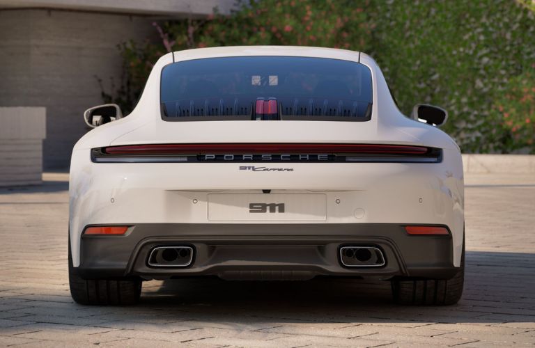 Rear view of the 2026 Porsche 911 Carrera