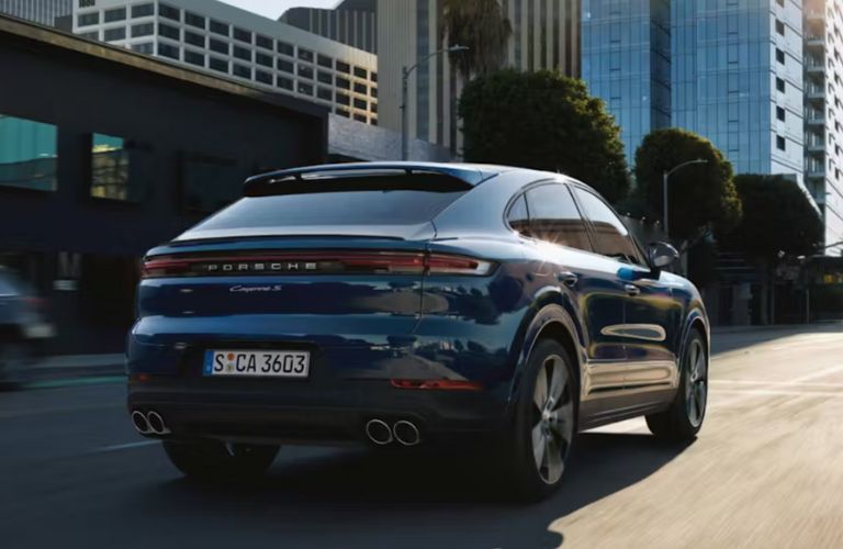 Rear view of the 2026 Porsche Cayenne Coupe