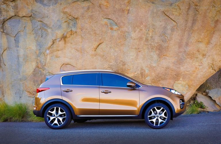 Side View of the 2017 Kia Sportage