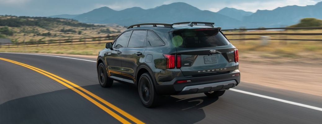 Rear View of the 2021 Kia Sorento