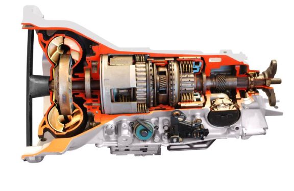 Internal view of an automatic transmission