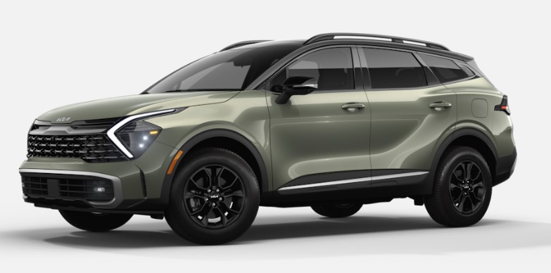 2024 Kia Sportage - Jungle Green and Ebony Black