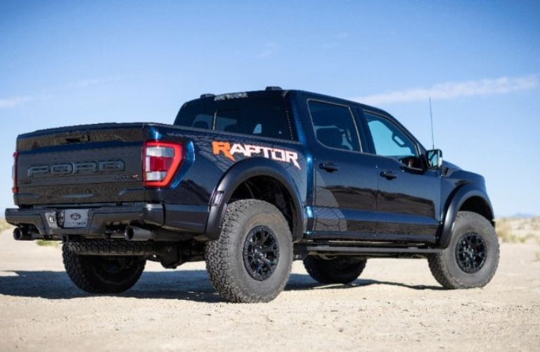 rear and side view of a Ford F-150® Raptor R™