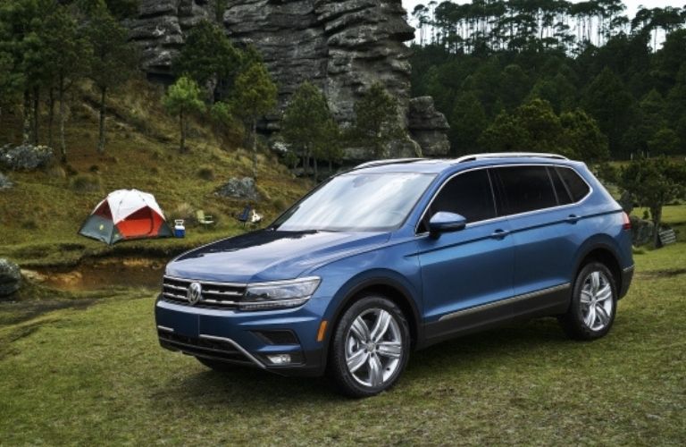 front and side view of SUV