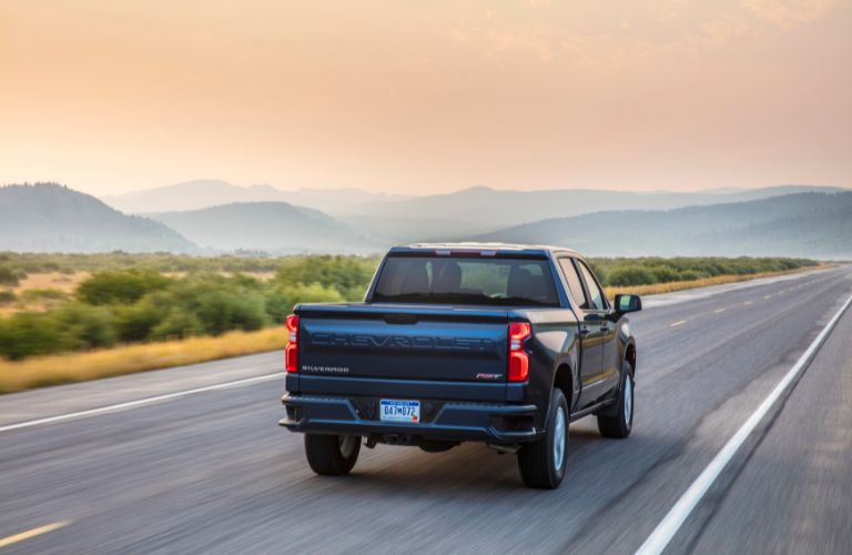 rear view of a 2019 Chevy Truck