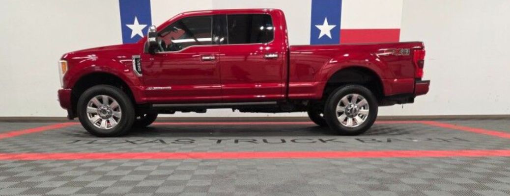 side view of a used pickup