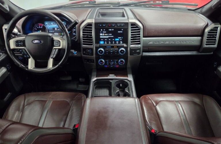 cockpit of a used pickup