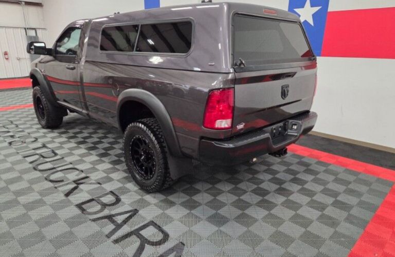 rear and side view of a used pickup